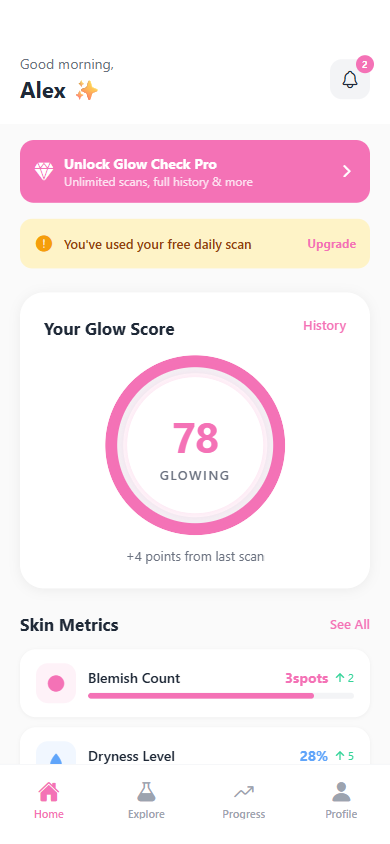 Glow Check screenshot