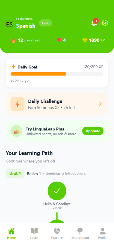 LinguaLeap screenshot