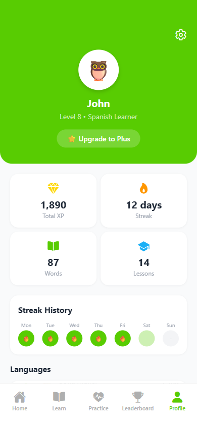 LinguaLeap — Profile