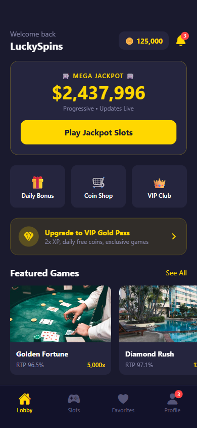 LuckySpins screenshot