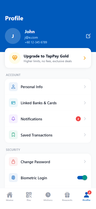 TapPay — Profile