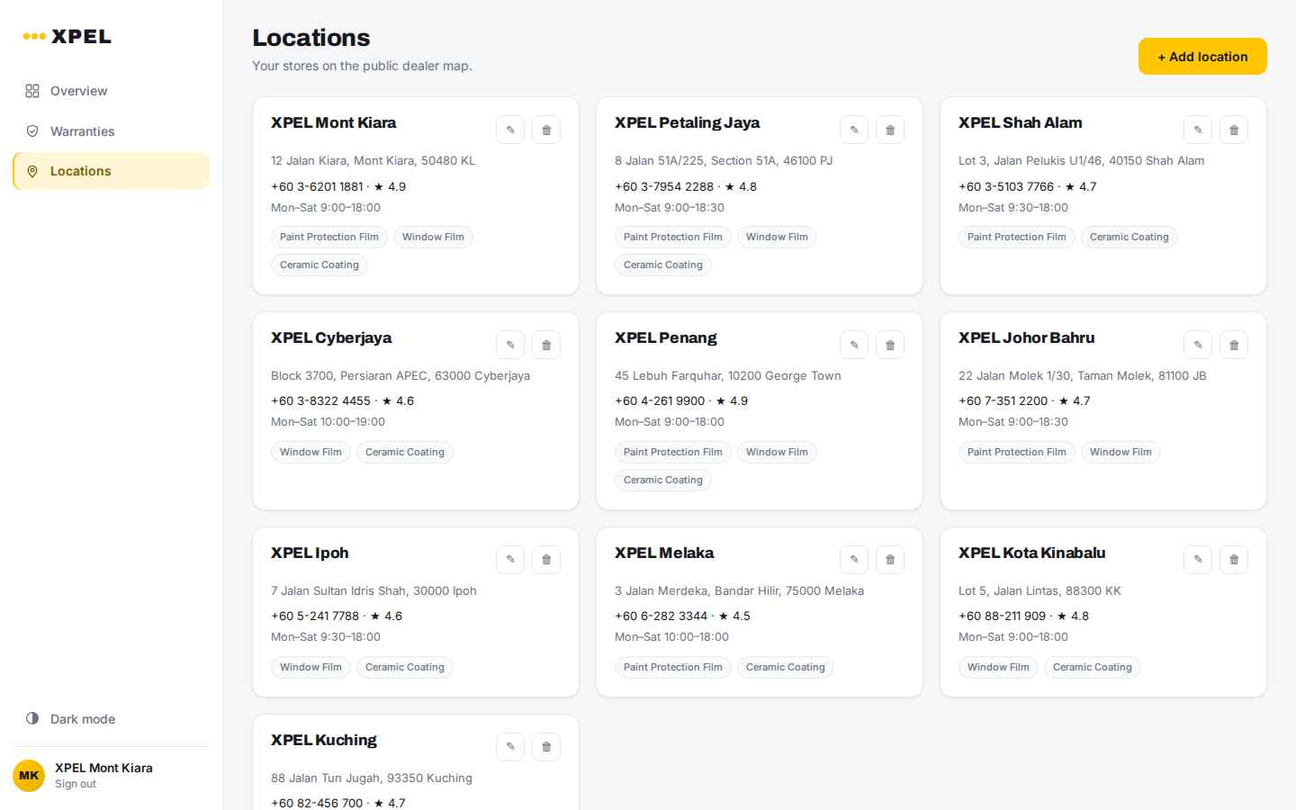 Location Management